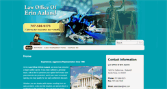 Desktop Screenshot of erinaalandlaw.com